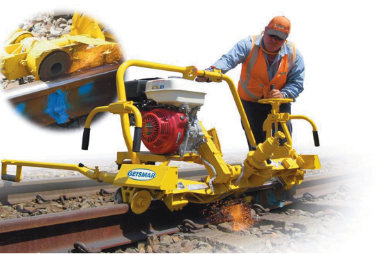 ЭРГОНОМИЧНЫЙ РЕЛЬСОШЛИФОВАЛЬНЫЙ СТАНОК 