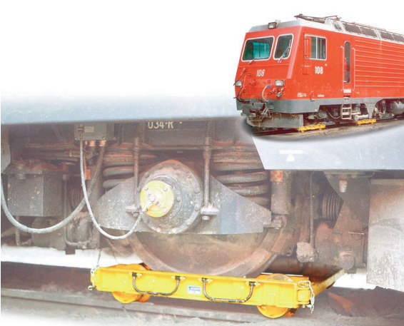 КАРЕТКА ДЛЯ ПЕРЕМЕЩЕНИЯ ПОДВИЖНОГО СОСТАВА С АВАРИЙНЫМИ КОЛЕСНЫМИ ПАРАМИ 