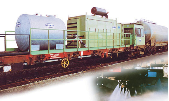 ВАГОН ДЛЯ МОЙКИ РЕЛЬСОВ ПОД ДАВЛЕНИЕМ 