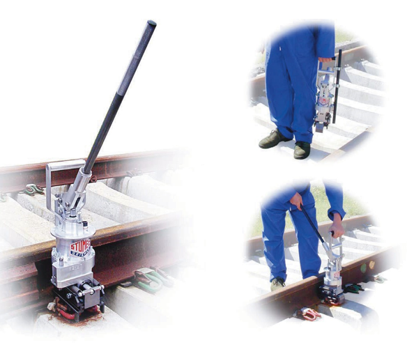 ПЕРЕНОСНАЯ МАШИНА ДЛЯ УСТАНОВКИ И СНЯТИЯ ПРУЖИННЫХ КЛЕММ РЕЛЬСОВЫХ СКРЕПЛЕНИЙ 