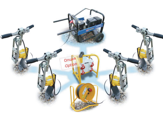 ЛЕГКАЯ ШПАЛОПОДБИВОЧНАЯ МАШИНА 